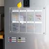 6 Маркеров Акриловые Стираемые Доски Прозрачная Планировочная Доска Премиальный Месячный Календарь Заметки Школа