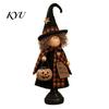 Thanksgiving Haunted House Props Rustic Witch Resin Figurine, Fall Halloween Tabletop Decor, Vintage Farmhouse Decorative Crafts for Shelves