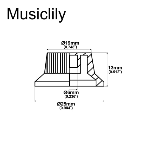 Набор ручек Musiclily Ultra для Stratocaster (1В/2Т, Дюймы/Метрическая) для электрогитар ST, состаренный белый