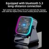 Auto-induction Bluetooth Speaker RGB Ambient Light Phone Stand  Compatible with Most Phones
