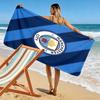 Пляжное полотенце MCFC с принтом 'Passion', Большое, Мягкое, Быстросохнущее, для Пляжа, Кемпинга, Плавания