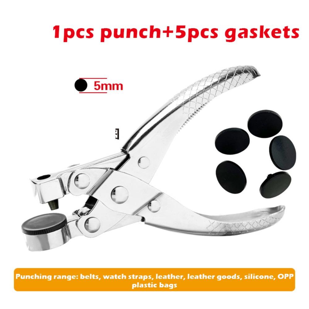 Дырокол из углеродистой стали Круглое отверстие Люверс Дырокол Ремешки для часов Дырокол Инструмент для рукоделия