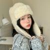 Women's Autumn and Winter New Plush Lei Feng Hat Outdoor Windproof Ear Protection Hat Fashionable Casual Bag Head Hat