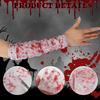 Halloween Bloody Gauze Bandage Warning Isolation Belt Horror Props For Halloween Party Haunted House Home Scene Decoration