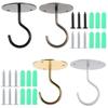 Metal Plant Bracket Ceiling Hooks for Hanging Plants Hanging Basket Hooks Wall Mount Hangers