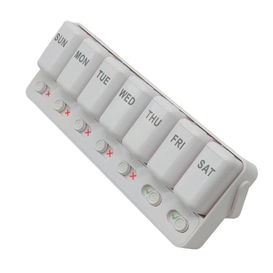 Органайзер для таблеток на 7 дней, дорожный контейнер для таблеток, ежедневная таблетница