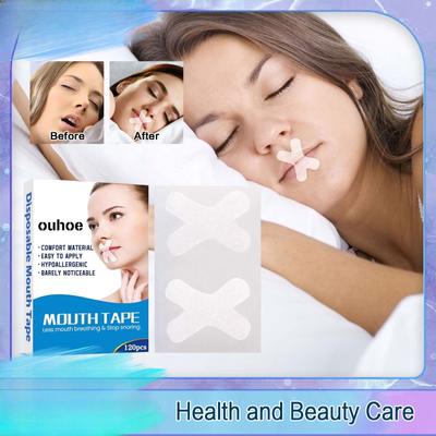 Наклейка против храпа для взрослых, улучшающая качество сна, уменьшающая храп, корректирующая дыхание ртом, ночной сон, ортезная лента для рта