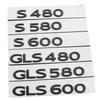 3D ABS For Mercedes-Benz series trunk label GLS 400 450 480 500 600 680 S480 580 600 badge modified accessories decorate decal