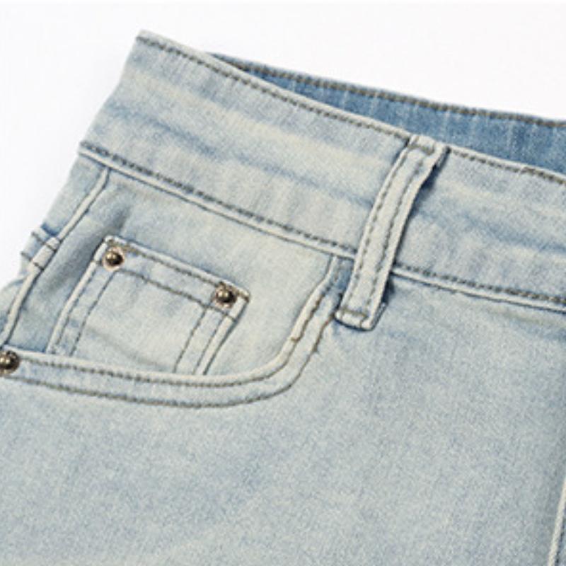 American Retro Y2k Denim Shorts Women Fashion Streetwear High Waisted Jeans Pants Female Casual Summer Jean Shorts Pockets 90s