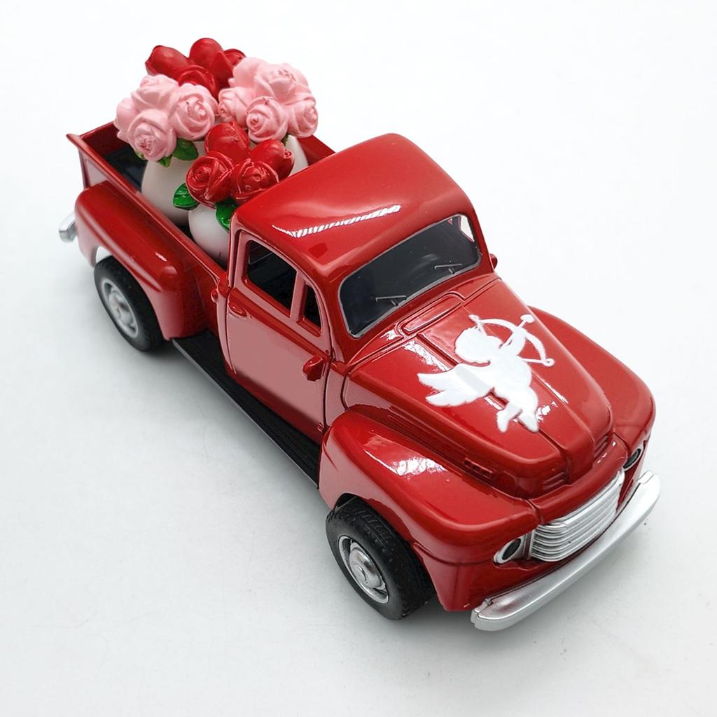 Vintage Car Ornaments, Valentine'S Day Rose Decorations