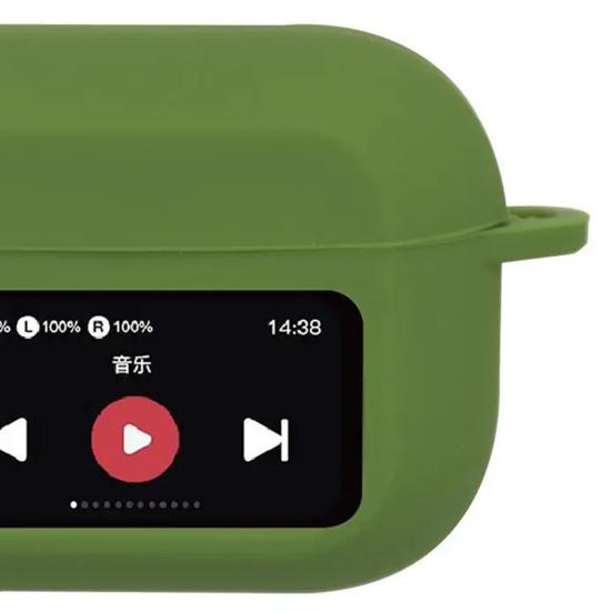 Силиконовый чехол для наушников-вкладышей, совместимый с Bluetooth, для AirPods, противоударный, беспроводной, крышка для зарядного кейса, с экраном, защитный чехол для наушников