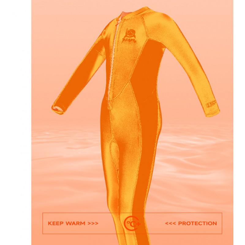 Kids 2.5mm Neoprene Wetsuit Full Suit Front Zip Warm Winter Swimming Dive Surf Girls