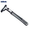 Gillette Vector 2 безопасная бритва, оригинальная брендовая бритва, двухслойные лезвия для бритья, мужской уход за лицом, 1 держатель для бритвы, 2 лезвия