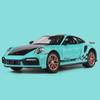 1/24 Porsche 911 TARGA TURBO S Сплав Гоночная Модель Автомобиля Литье под Давлением Симуляция Металлическая Игрушечная Модель Автомобиля Звук Свет Коллекция Подарок