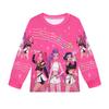 Children's Witch  Girls Printed Suit Long Sleeve Pants Suit