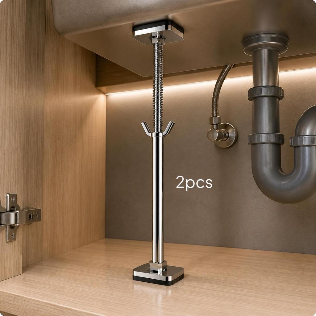 Under-Mount Sink Support Brace Heavy Duty Undermount Sink Bracket Home Repair Hardware Universal Fit Space Saving for Bathroom