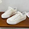 Platform Canvas Shoes 2025ins New College Style Women's Trendy Shoes Versatile Casual Soft-soled Shoes 152