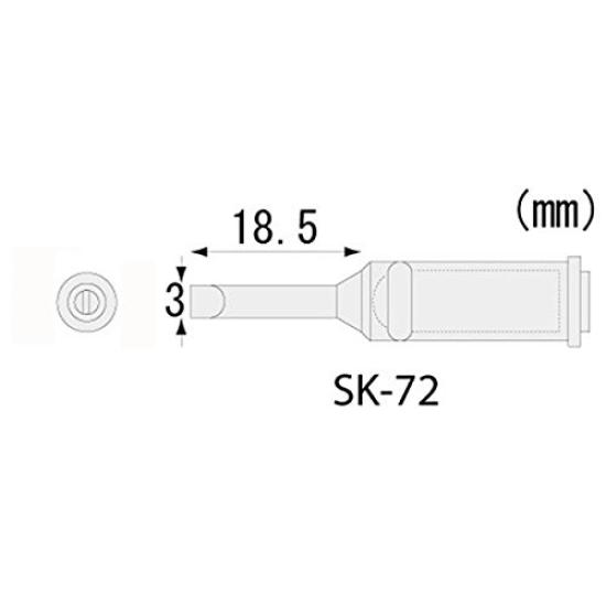 Engineer Soldering Iron Tip for Series SK-70 SK-72