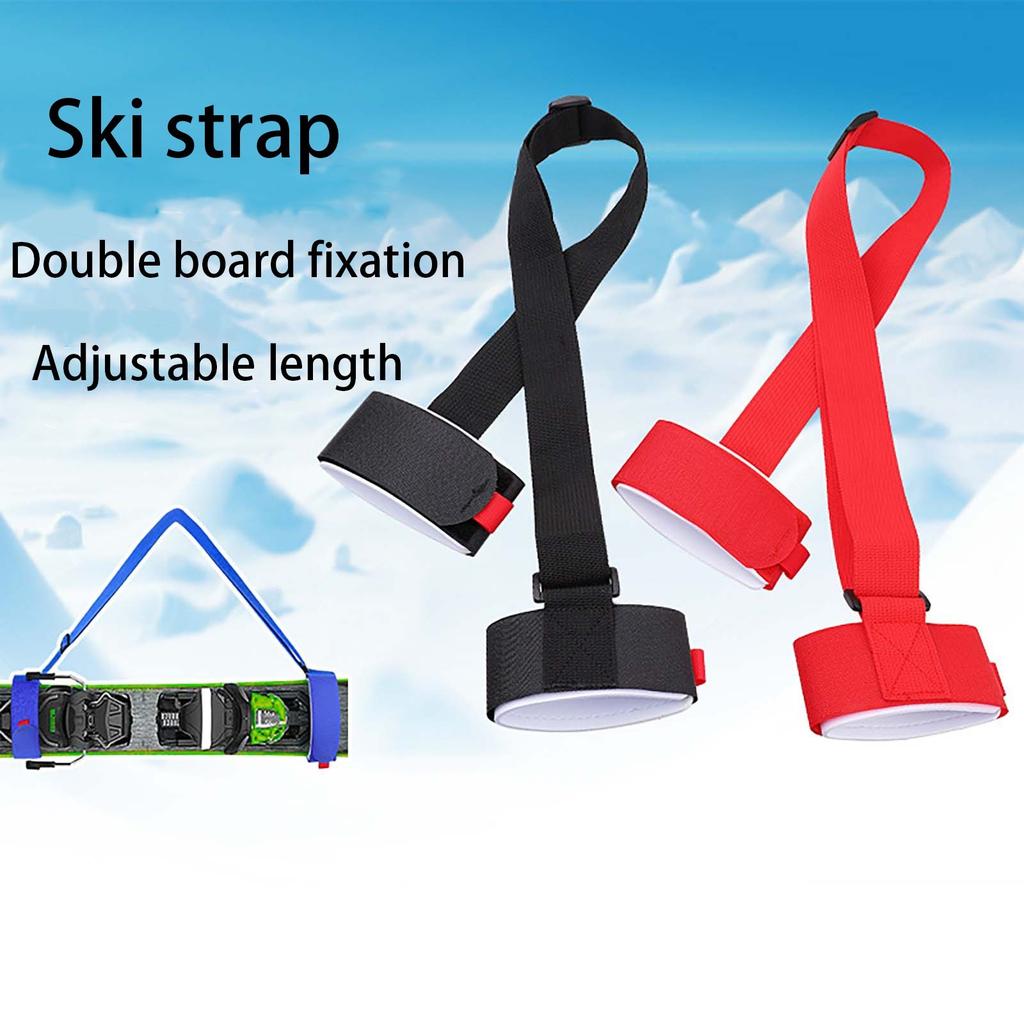 Зимний лыжный ремень, переносная лыжная двойная доска, фиксированный ремень, переносной скейтборд, фиксированный задний плечевой ремень