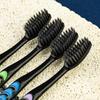 Зубная щетка Jingxin Bamboo Charcoal Soft-Bristle Toothbrush — усовершенствованная, в индивидуальной упаковке для взрослых