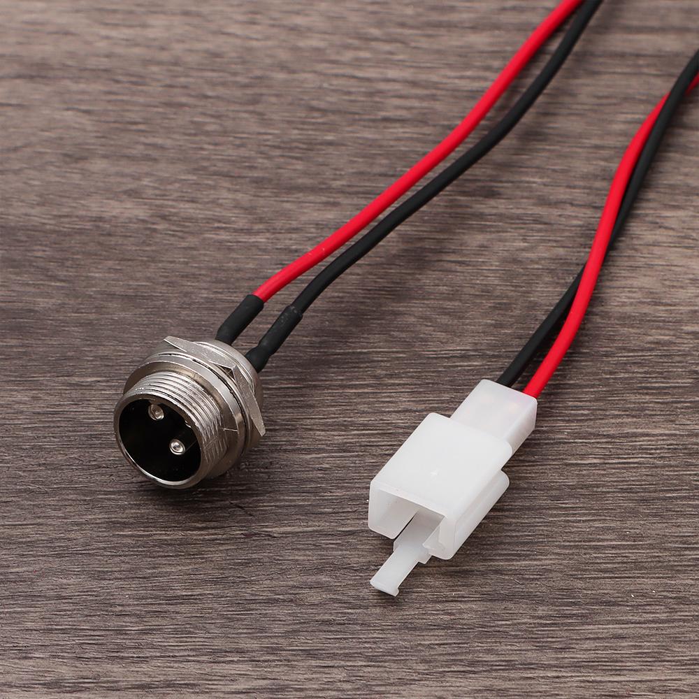 Запчасти для KUGOO M4 Штекер порта Электрический самокат Зарядка Зарядное гнездо Интерфейс Кабель питания