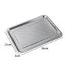 Поднос для хранения продуктов из нержавеющей стали Фильтр для масла для жарки Дренажные пластины с густыми отверстиями Сито Противни для выпечки Кухонные принадлежности