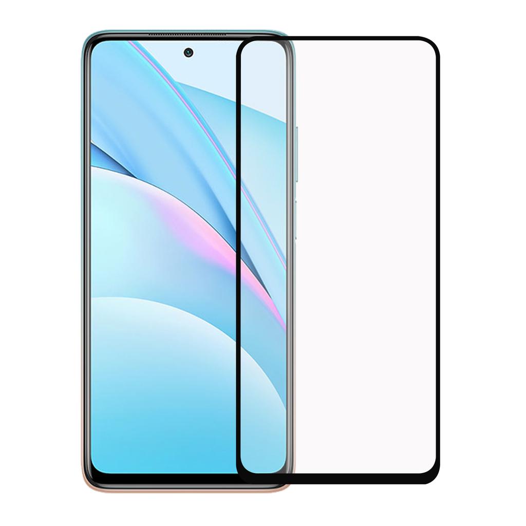 Защитное стекло с черными краями, полным клеем и полной покрывающей поверхностью для Xiaomi Mi 10T Lite 5G