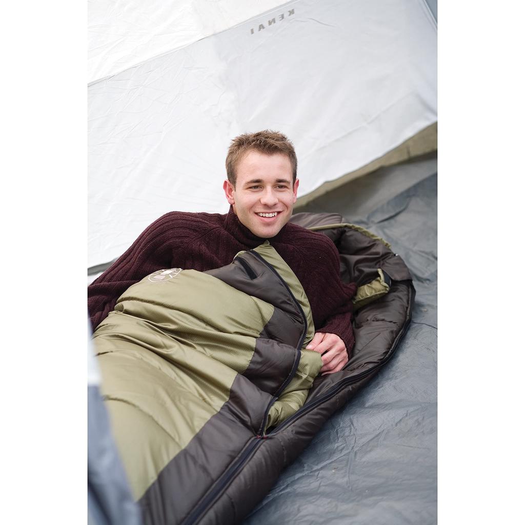 Sleeping Bag Green Compatible Up To Bag Mummy Style [Coleman Coleman]Adult (mummy Type) -18 degreesSleeping
