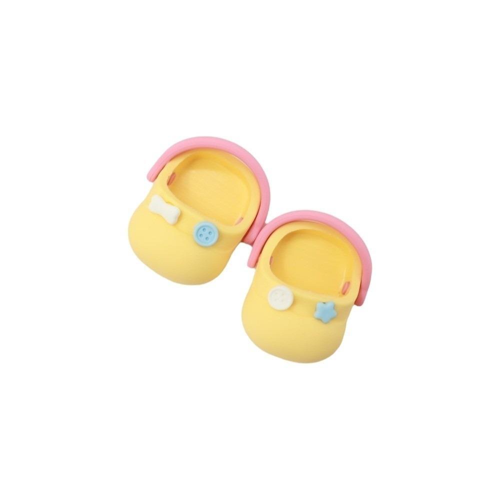 Big Head Shoe Doll Slippers Round Toe Cartoon Slippers Mini Silicone Slippers Children Toys