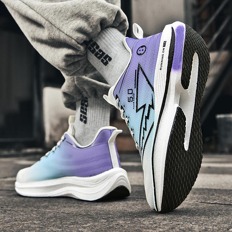 New Running Shoes Fashion Lightweight Sports Footwear Breathable Toe Cushioning Sneakers Marathon High Quality Walking Shoes