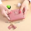 1Pc Short Women Wallets Mini Cute Coin Pocket Card Holder Ladies Female Purse  Zipper Wallet Small Wallet For Girls