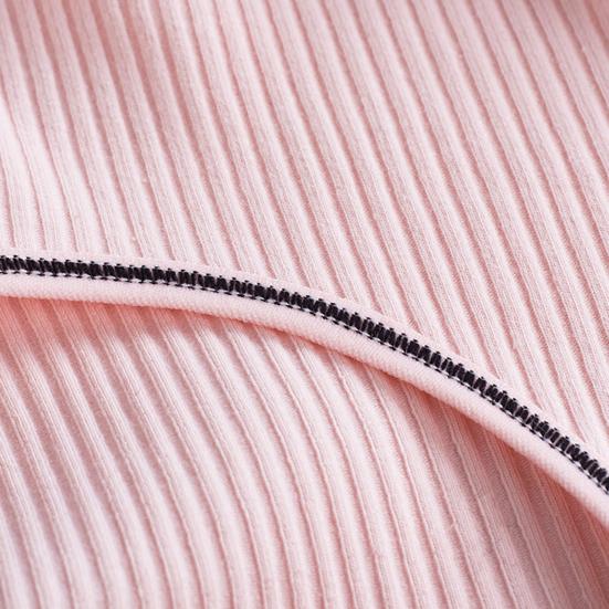 Women Panties Thread Bow Decor Mid Waist Elastic Cotton Underpants Seamless Max