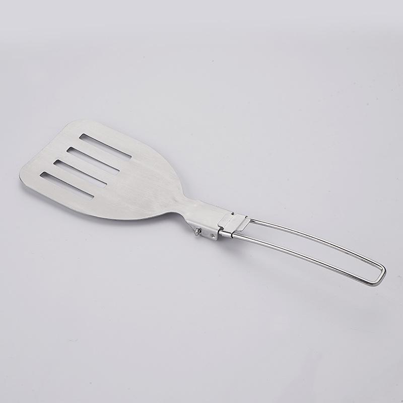 Stainless Steel Slotted Turner for Cooking,Camping, Heavy Duty Sturdy Kitchen Spatula High Heat Resistant
