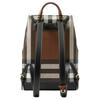 Burberry Polished Metal Accessory Top Handle Polyurethane Backpack Women backpack Dark-Chestnut 81122241