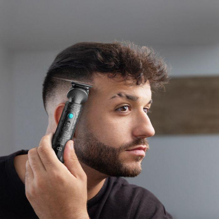 Cecotec Tondeuse Professionnelle Multifonction PrecisionCare Samurai Profiling 6 en 1. Pour Nez et Corps, Autonomie 150 min
