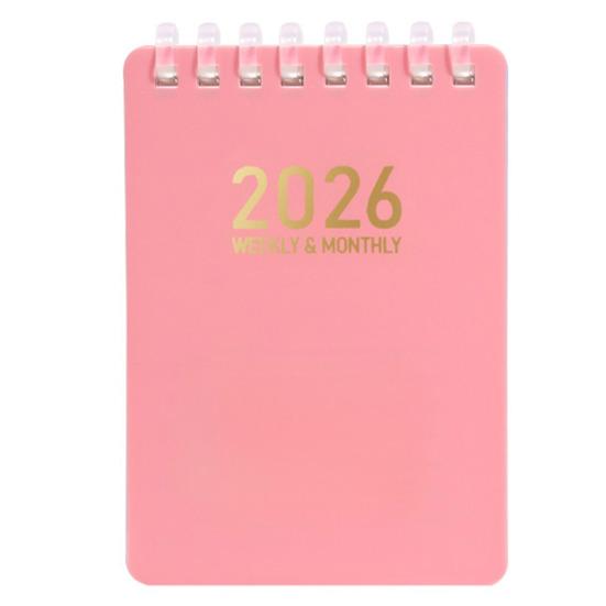 Ежедневник 2026 года формата А7 карманного размера, блокнот на спирали, для юристов, медсестер, для эскизов, органайзер задач для работы, учебы, планирования