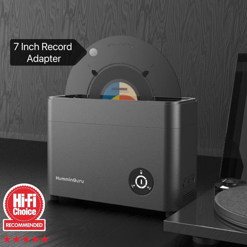 Ультразвуковая мойка виниловых пластинок HumminGuru с адаптерами HG-01 7" 10" (HG01, 7"/10"/12")