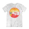 POLAND Football T-Shirt 2024 Retro Circle, Adults Kids Or Baby, World Cup POLSKA
