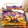 Новый комплект постельного белья Spyro Renited Trilogy Single Twin Full Queen King Size Bed Set Adult Kid Bedroom Duvetcover Sets Anime Gme