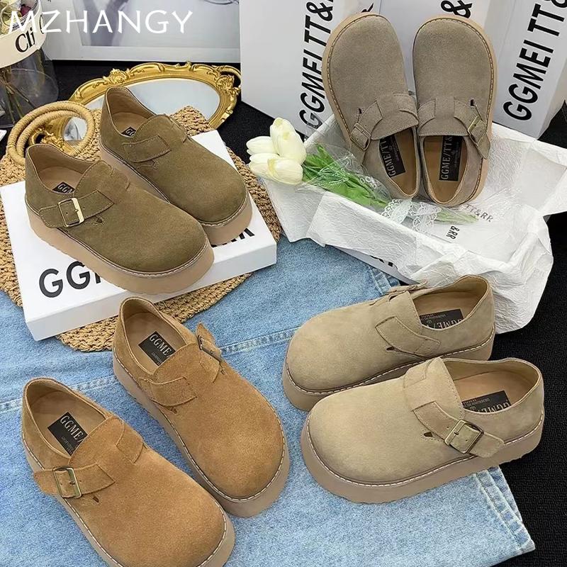 Замшевые женские туфли на плоской подошве, повседневные ботильоны на платформе, женские модные кроссовки 2024 года, зимние удобные кроссовки для бега, новые женские туфли Zapatillas