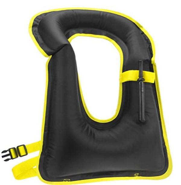 Snorkel Undershirt Adult Portable Inflatable Swim Undershirt Buoyancy Assistance Swimsuit For Men And Women