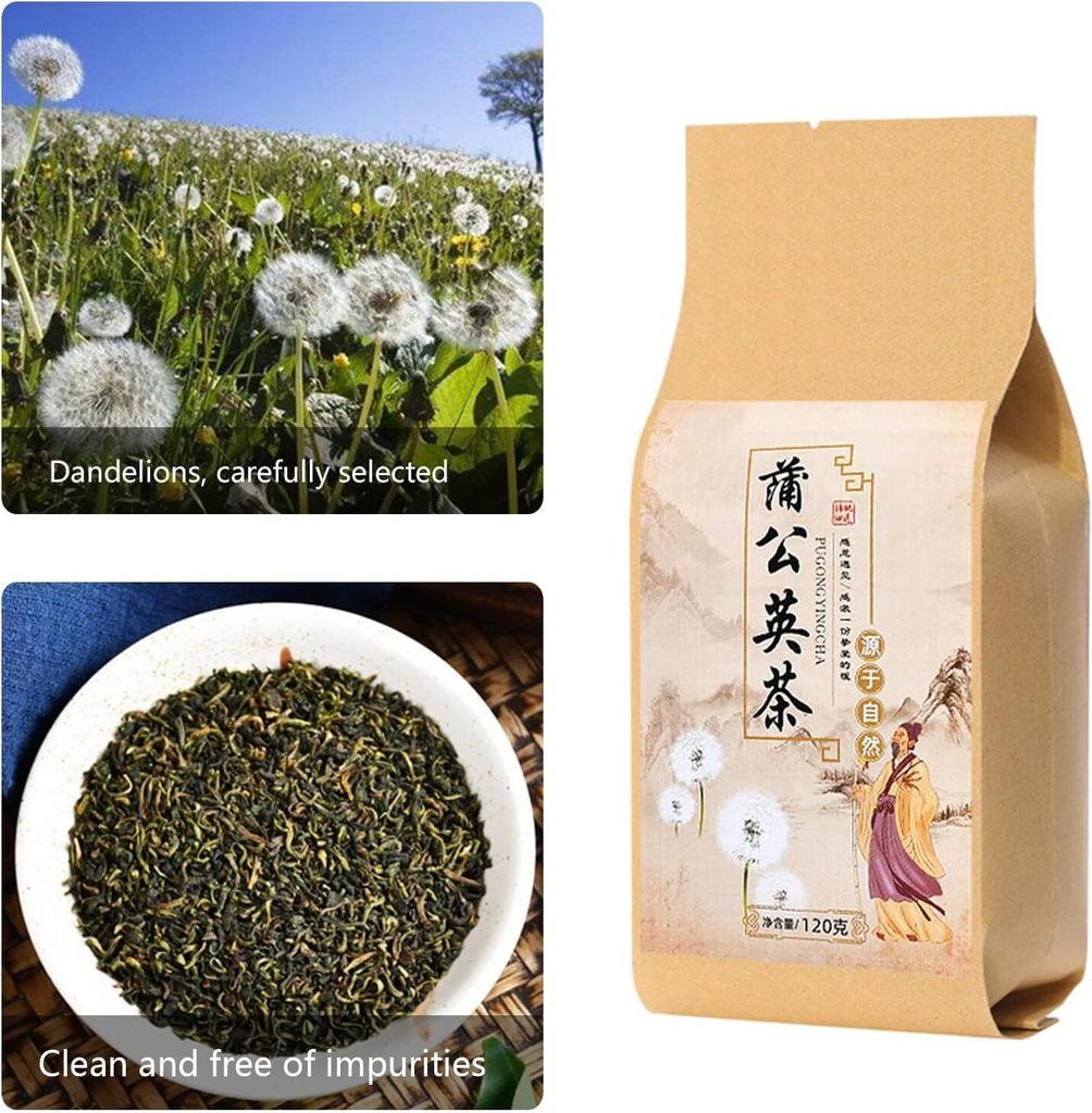 Чай из корня одуванчика портативный китайский травяной цветущий чай в пакетиках 120 г