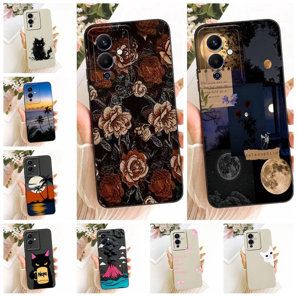 Чехол для телефона Infinix Note 12 5G X671 Чехол для Infinix Note 12 Pro 5G X671B Покрытие Модный Мультяшный Милый Смешной Расписной Силиконовый