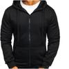 Autumn and Winter Men's Casual Fashion Sports Zipper Hoodies Plus Size