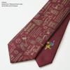 Disney Winnie the Pooh Calligraphy Tie D50026 Perfect for Business or One Size Fits All Red, Casual, Gift,