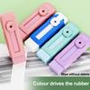 4Pcs Retractable Sliding Pencil Eraser Large Eraser with Plastic Sleeve Push-Pull Erasers for Kids Students School Office Supplies