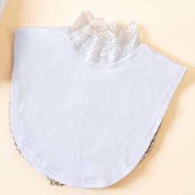 1 Piece of Women's Lace Stand-up Collar, Collar Scarf, Solid Color Base Shirt, Covering a Beautiful Girl's Petal Fake Collar, Cu