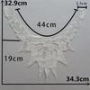 White I Milk Silk Embroidery Hollow Collar Sewing Lace Diy Decoration With Clothing Accessories Collar Accessories