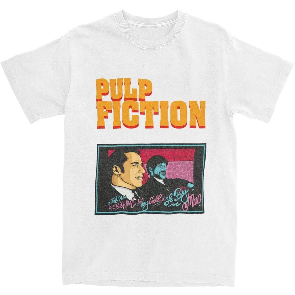 Casual Pulp Fiction Vincent and Jules T-Shirts for Men Women 100% Cotton Tee Shirt Printed Clothes T-Shirts Cotton Gift Clothes