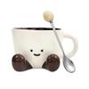 2025 Jelly Cat New Creative Ceramic Cup Good-Looking Mug Cute Cartoon Coffee Cup For Girls And Ladies Holiday Gifts